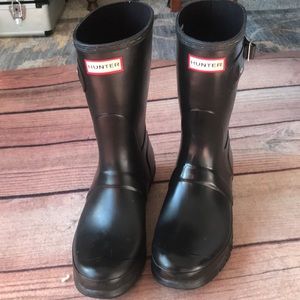 Hunter Original Short Black Boot